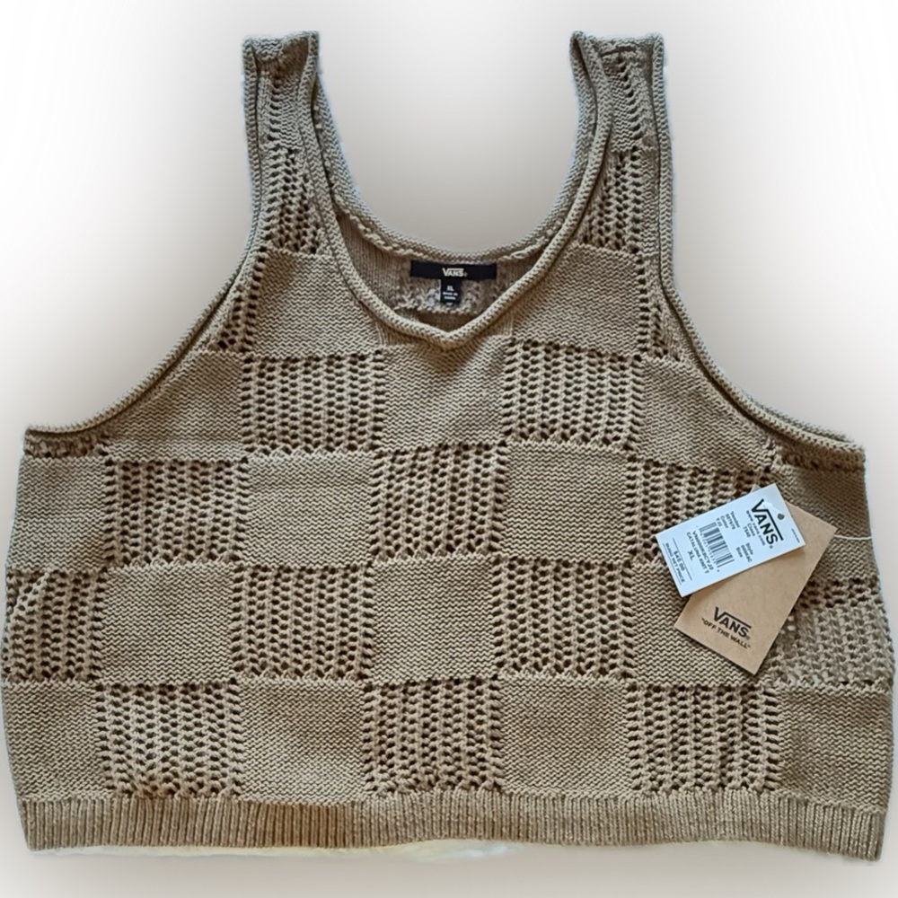 VANS Women's Cataluna Knit Tank Top NWT